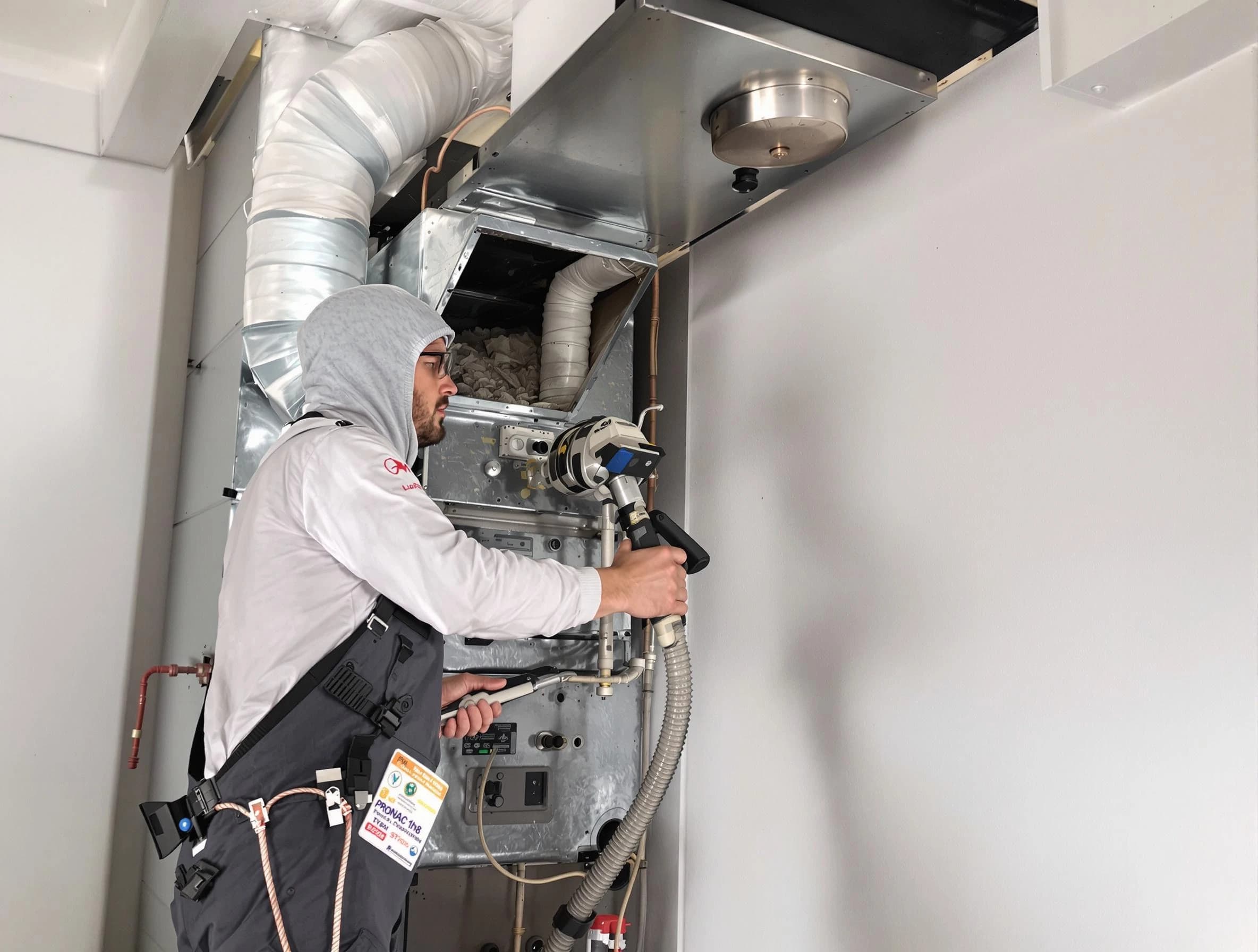 Expert furnace duct cleaning by Noble Air Duct Cleaning in Noble